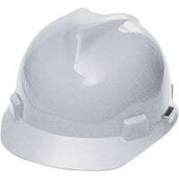 MSA V-Gard Protective Caps - 1-Touch Suspension, Quick-Slide Suspension, White - 5 Pack-Certification(s) ANSI Type I