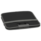 Merangue Collapsible File Storage Bin - Single Compartment - Black-Folds flat for easy storage when not in use
