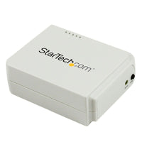 StarTech 1 Port USB Wireless N Network Print Server with 10/100 Mbps Ethernet Port, 802.11 B/G/N-Avoid the added costs of purchasing additional printers with wireless or wired network print sharing