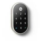 Nest x Yale Lock (Satin Nickel) with Nest Connect-Outside: 4.59" x 2.59" x 0.80"  Inside: 7.03" x 2.78" x 2.02"