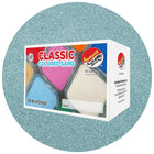 Sandtastik Classic Coloured Sand, 10 lb (4.5 kg) Box, Aqua-Fine grain with natural sparkle throughout