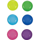 Staples Coloured Magnets, Assorted Fashion Colours, 6 Pack-Assorted shapes include round or square (shape choice not available)