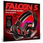 Packard Bell Falcon 5 Elite Gaming Headset With LED Lights - Red-LED gaming speakers