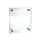 Azar Displays 11" x 14" Standoff Acrylic Sign Holder with Caps, Clear (105510)-Used for graphic signs