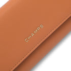 Champs RFID Trifold Expandable Wallet -  Tan-9 credit card slots