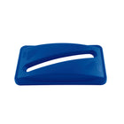 Rubbermaid SlimJim Paper Recycling Top, Blue-Dimensions: 20"L x 11"W x 2.8"H