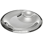 Elegance Stainless Steel 13" Round Chip and Dip Server-1 Tray 13-Inch round