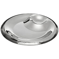 Elegance Stainless Steel 13" Round Chip and Dip Server-1 Tray 13-Inch round