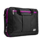Vangoddy 15.6" Laptop Backpack/ Messenger Bag - Purple-Approximate external dimensions 17.5" x 14.5" x 3.5"