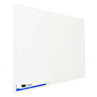 Quartet Continuum Magnetic Dry-Erase Board, 39” x 22”, White-Upscale magnetic whiteboard is a smart choice for a modern office environment with a stain and ghost resistant painted steel surface