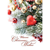 Christmas Cards, Warm Christmas, 18 Pack-All cards are individually cello wrapped
