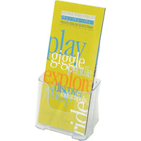 Staples Acrylic Literature Holder - Leaflet Size-Perfect for waiting rooms and reception areas