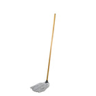 Globe 8oz Synthetic Yacht Mop with 48" Wood Handle-Made from Anti-Shrink Synthetic Blended Yarns
