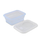 Minimal Silicone Food Storage Container - Clear - 460ml - Set of 2-FDA (US) and LFGB (EU) certified