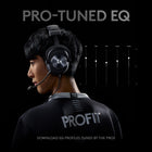 Logitech G PRO X Gaming Headset with Blue VO!CE - PC, Xbox One, PS5, PS4, Nintendo Switch - Black-Console compatible: PlayStation 5 and PlayStation 4 (USB wireless stereo sound only), Nintendo Switch (wireless stereo sound when docked)