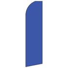 Swooper Banner Kit With Pole & Ground Spike, Blue-Banner is approximately 32" wide and 132" tall, however once fully assembled, pole reaches 16' above ground!
