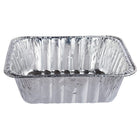 Luciano Rectangular Aluminum Foil Deep Roast Pan, 12.5 x 10.5 inches, Silver, 36 Pieces-Dimensions: 12.5"L x 4.125"H x 10.5"W in Dimensions