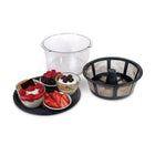 Euro Cuiseine GY60 Greek Yogurt Maker + Stainless Steel Strainer, Black-For Making Greek Yogurt / Cheese Yogurt