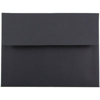 JAM Paper A6 Invitation Envelopes, 4.75 x 6.5, Black, 100 Pack (22115363g)-Black