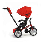 Bentley 6-in-1 Baby Stroller / Kids Trike, Dragon Red-Stage I Six months & Up: Parents have total control with the adjustable and removable parent push handle.
