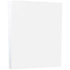 JAM Paper Vellum Bristol Index Cardstock, 8.5 x 11, 110lb White, 2 packs of 50 (169855g)-Size: 8-1/2" x 11"