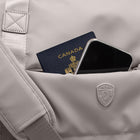 Heys Puffer Duffel Bag - Taupe-Trolley pocket makes for easy towing when traveling with luggage