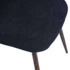 FurnitureR - Chaise de salle manger bleue, ensemble de 4, CHARLTON-Jambes En Métal