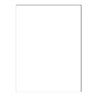 North American Paper Inc. Construction Paper - 9" x 12" - White - 48 Sheets-12" x 9" (Portrait)