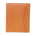 Ashlin PETERBOROUGH Refillable Journal, with Business card & Pen Loop, Tan-Inside includes a business card pocket.
