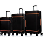 Champs Vintage Air 3-Piece Hardside Luggage Set - Black-From the Vintage Air Collection