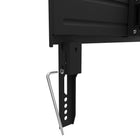 Kanto Full Motion Anti-Theft Security TV Wall Mount for 37"-65" TVs - Black-Supports TVs up to 100 lb (45 kg)