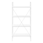 Monarch Specialties - 7801 48 po H Etagere - Blanc/Metal Blanc-Monarch Specialties est un chef de file du meuble et de la decoration interieure, developpant des produits qui offrent une valeur et un style exceptionnels depuis plus de 50 ans; votre achat sera bien emballe pour la protection et pour faciliter la livraison en temps opportun