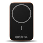 Duracell Micro 5 Magnetic Wireless Powerbank - Black-With powerful magnet to securely power your iPhone via wireless technology