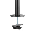Rocelco DM1 Double Articulated Desktop Monitor Mount-Includes adjustable clamp to securely mount to any desk or surface up to 2" thick