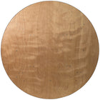 Flash Furniture 72" Round Wood Folding Banquet Table with Clear Coated Finished Top-1240 lb. Static Load Capacity