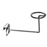 Wamaco Slatwall Millinery Hat Bracket, Chrome, 10 Pack-Display hats and helmets