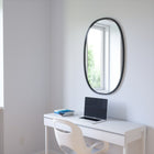 Umbra Hub Mirror Oval 24" x 36" - Black-5