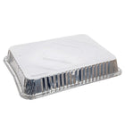 Luciano Multi Purpose Aluminum Foil Bake Pan, 12.25 x 10.75 inches, Silver, 50 Pieces-Dimensions: 12.75"L x 1.5"H x 10.75"W in dimensions