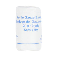 Wasip Gauze Roll - 5cm x 9m - 12 Pack-Use as a first layer of protection to cover