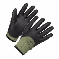 Samurai Jade Nitrile 3/4 Coated and Winter Cut Resistant Gloves - Size 10-Cut resistant, Thermal, Composite liner, nit rile