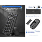 Speedex 2.4GHz Ultra-Slim Silent Wireless Keyboard and Mouse Combo-64 keys