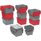 Orbis FlipakTM Polyethylene Plastic (PE) Distribution Containers, 39.0" x 14.0", Grey-High density polyethylene (HDPE) construction offers maximum product protection from moisture, impact and chemicals