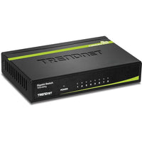 TRENDnet 8-Port Gigabit Greennet Switch (TEG-S80G)-Reduces equipment cost by delivering data and power over existing network cables