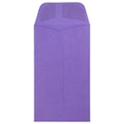 JAM Paper #6 Coin Envelopes, 3 3/8 x 6, Brite Hue Ultra Violet Purple, 1000 Pack-Purple Envelopes