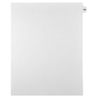Mark Maker Legal Tabs - Letter Size - White - 1/15th cut - 25 tabs per package - 5 packages Pack - Number 166-White Single Tabs
