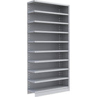 Metalware RK236 Boltless Shelving Unit, 10-Shelves, 36" x 18" x 76", Light Grey-Adjustable shelving system that provides high strength, yet economical storage capacity for your needs