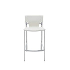 Plata Import Venice Stool, 30"H, White, 2 Pack-Bar Stool
