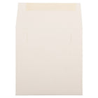 JAM Paper Enveloppes Strathmore en papier vélin avec fermeture gommée, format carré, 6 x 6 po, blanc naturel, paq./100-Taille : 6 x 6 po