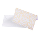 Mara-Mi Thank You Notes - 3.5" x 5" - Gold Floral - 20 Pack-Dimensions: 3.5" x 5"