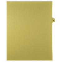 Mark Maker Legal Exhibit Index Tab Buff Single Tabs, 1/15th Cut, Letter Size, No Holes, Number 95, 25 Pack-Buff Single Tabs, 1/15th Cut